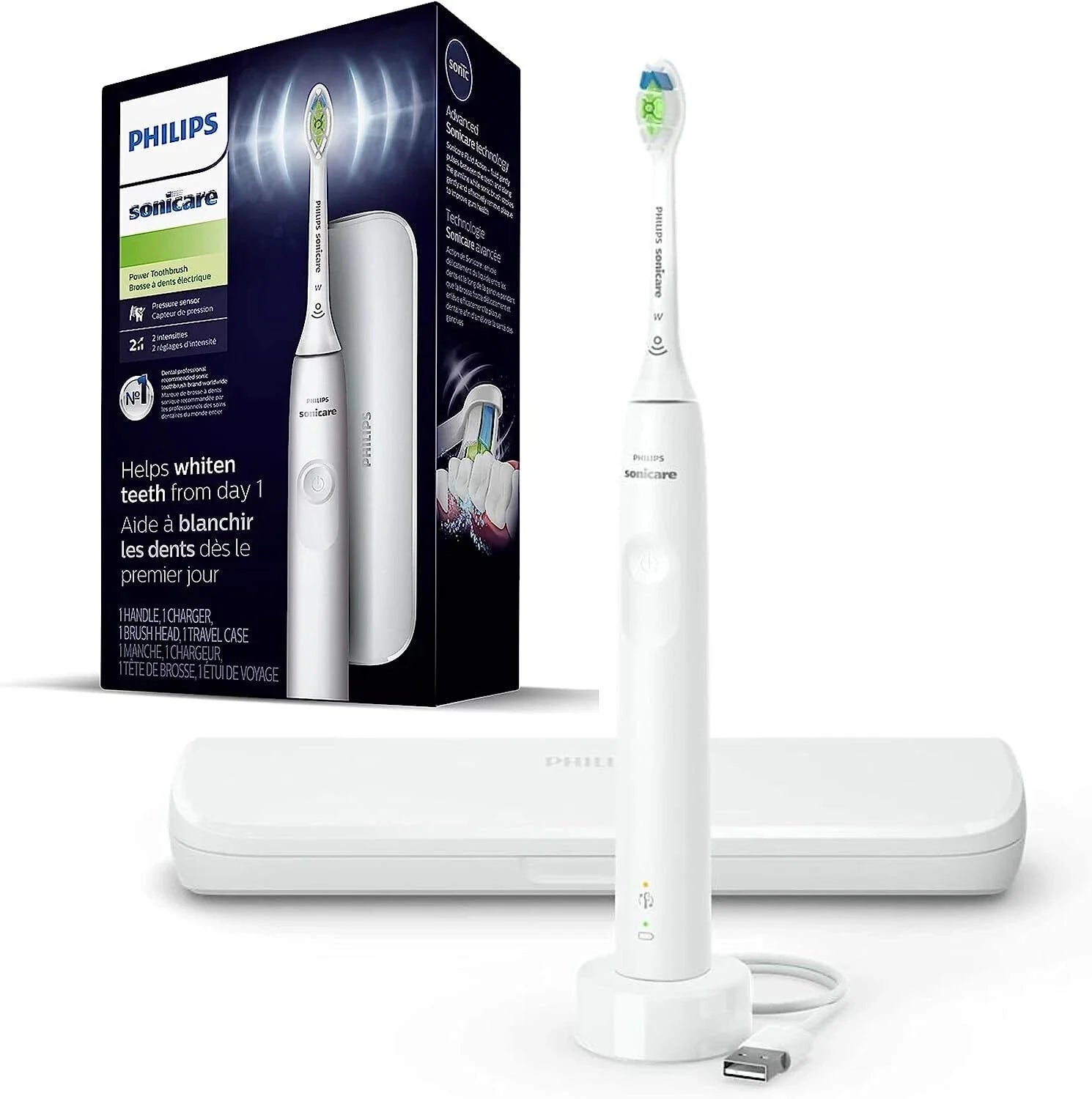 Sonicare Electric Toothbrush, DiamondClean Brush Head - Pressure Sensor
